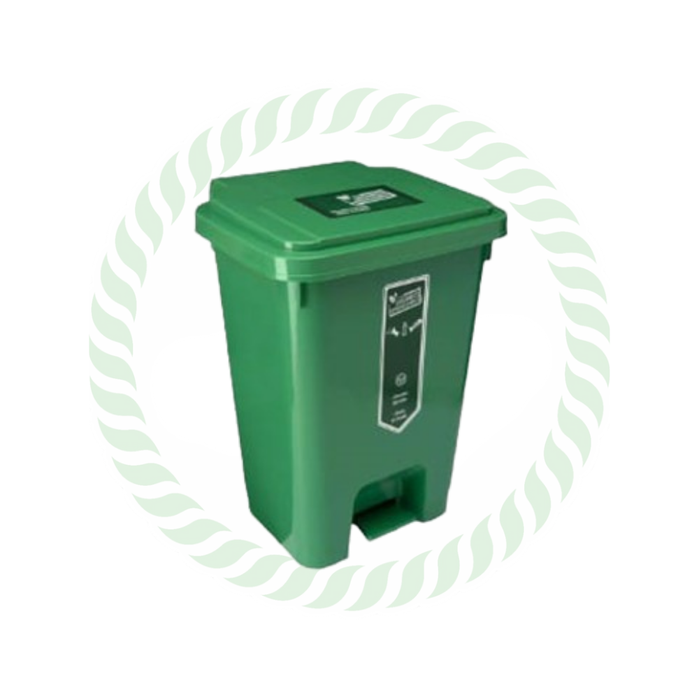 Papelera 35 Litros - Polipropileno con tapa tipo pedal