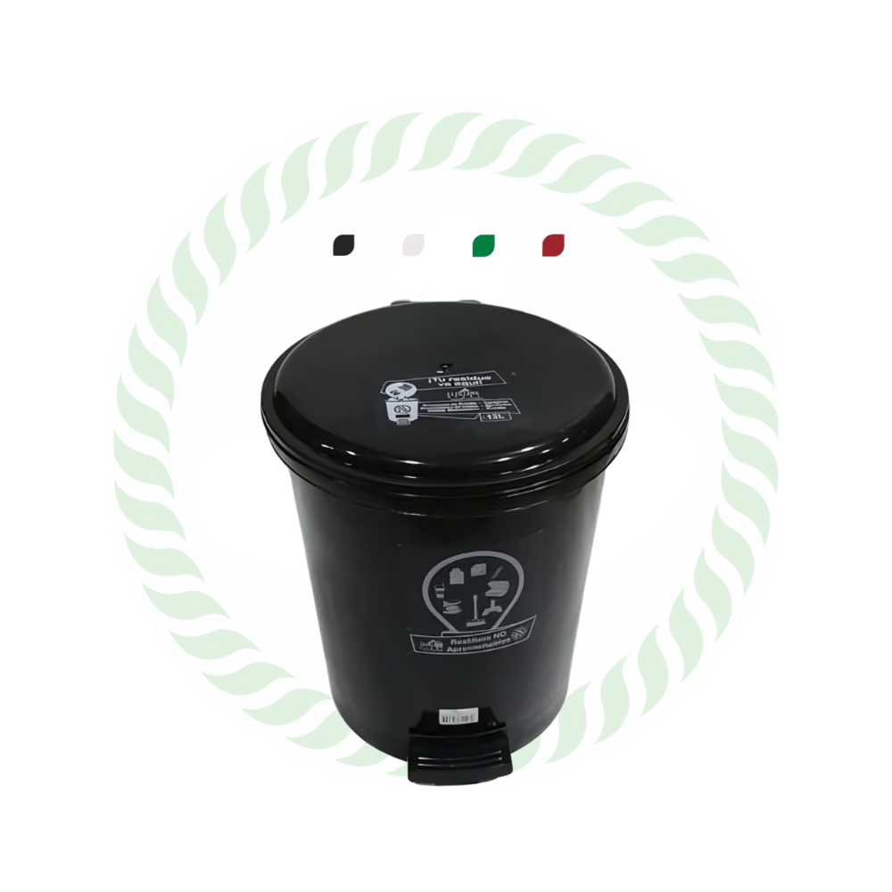 Papelera de 7 Litros con tapa tipo pedal
