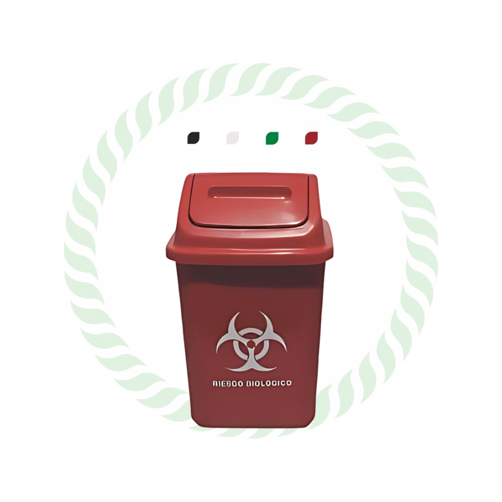 Papelera de 10 Litros con tapa vaivén