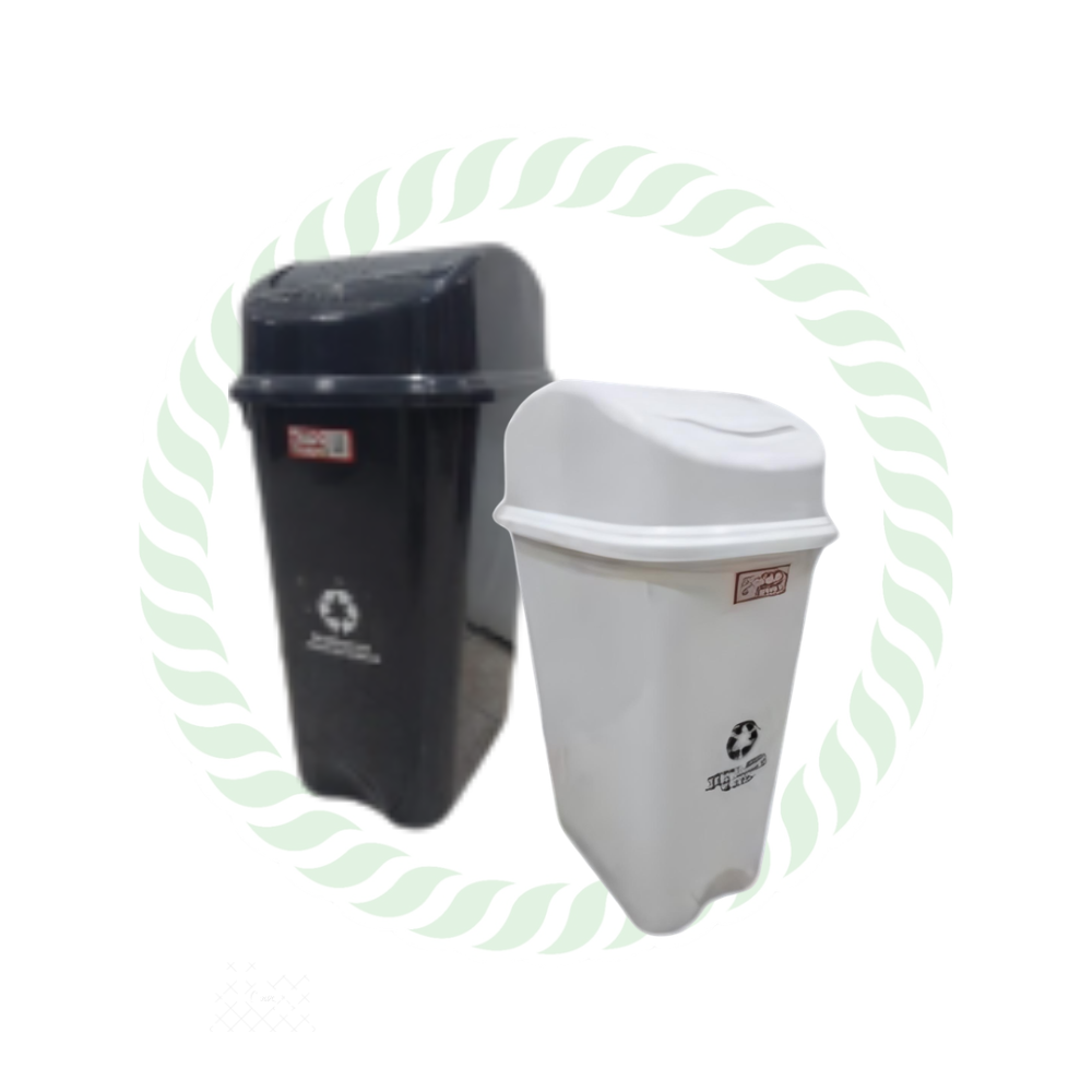Papelera 60 Litros con tapa vaivén