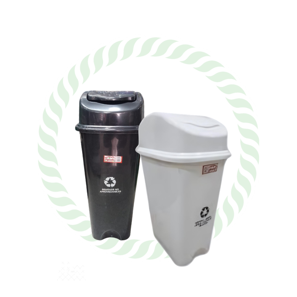 Papelera 40 Litros tapa vaivén