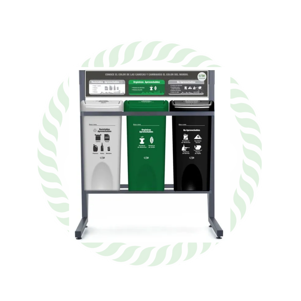Punto ecológico 35 litros tapa vaivén
