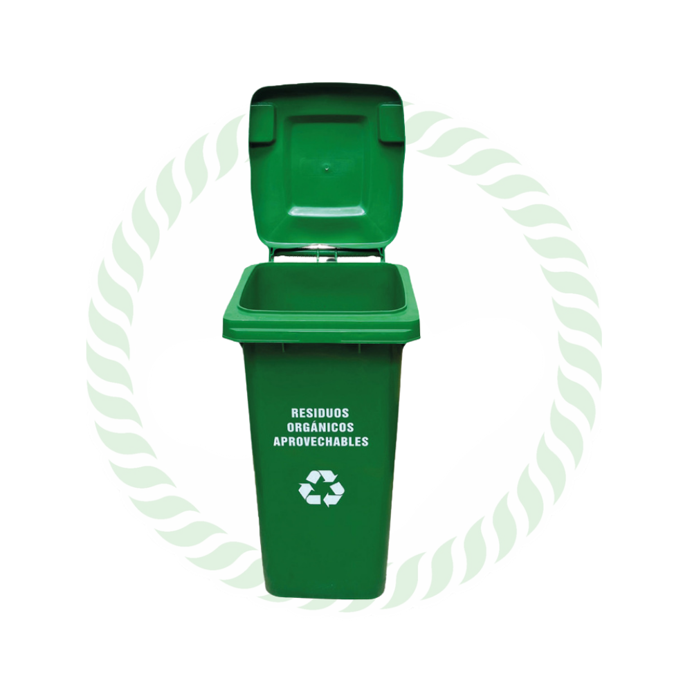 Contenedor con ruedas de 120 litros
