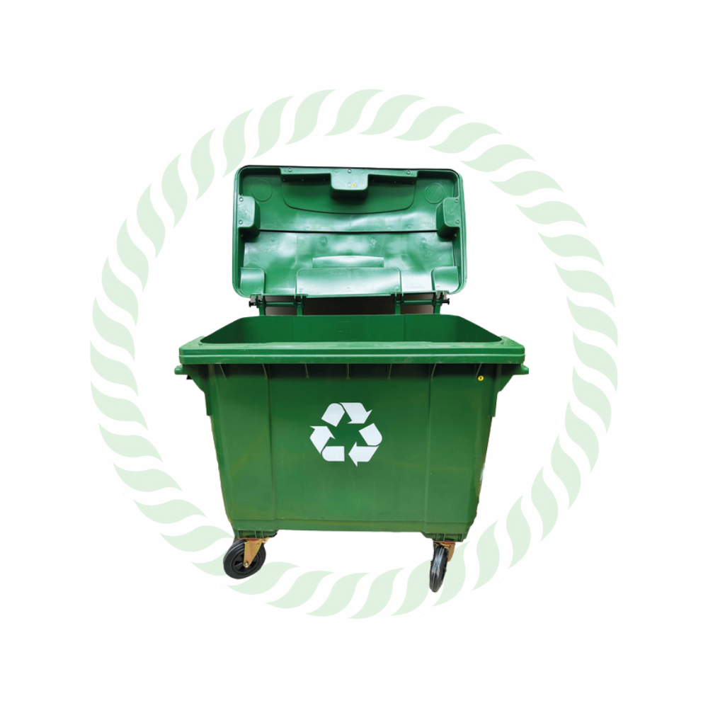 Contenedor de 660 litros con ruedas